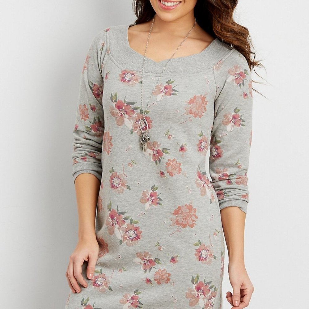 Maurices cotton sweater dress new NWT women's sz M